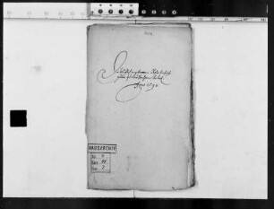 Käuflich angebotene Rosenbachische Güter zu Gonzenheim