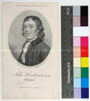 Porträt des jungen John Henderson