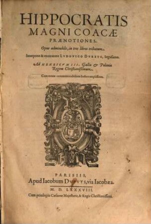Coacae praenotiones ...