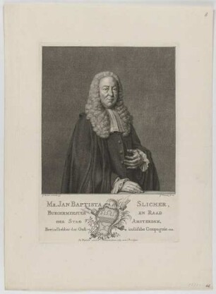 Bildnis des Jan Baptista Slicher