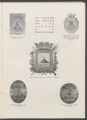 El escudo de armas de la ciudad de Montevideo