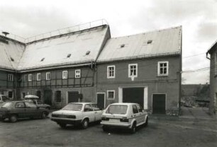 Dresden-Omsewitz, Altomsewitz 11. Vierseithof (1768, 1885), Wohnstallhaus
