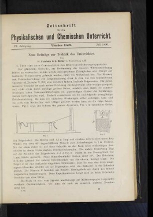 Viertes Heft. Juli 1896.