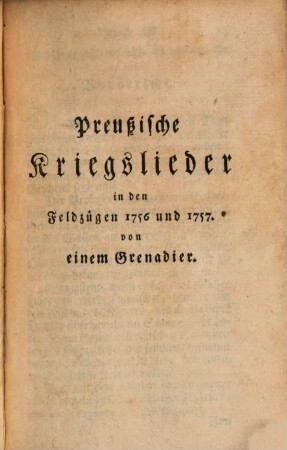 Sämmtliche Schriften, des Herrn F. W. Gleim. 4