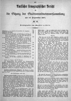 No 36, 19. Dezember 1907