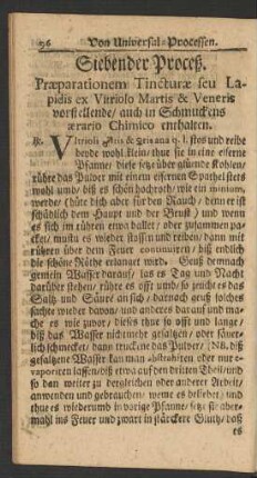 Siebender Proceß