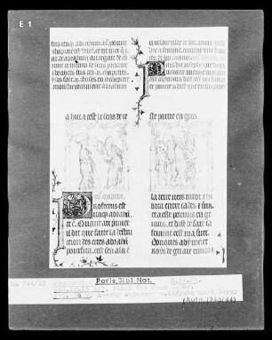 Bibel des Jean de Sy — Auszug Abrahams und Saras nach Gerar, Folio fol. 30 verso