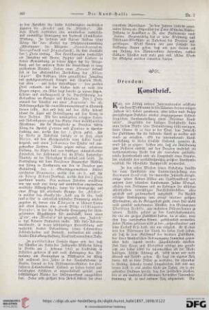 3: Dresden: Kunstbrief