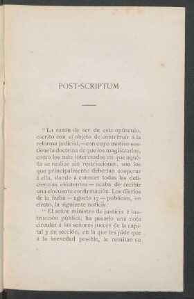 Post-scríptum