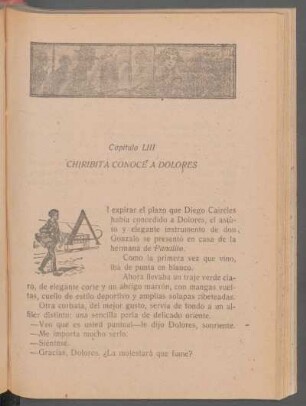 Capítulo LIII - Chiribita conoce a Dolores