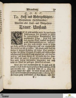 Abdanckung