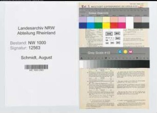 Entnazifizierung August Schmidt, geb. 04.07.1915 ()