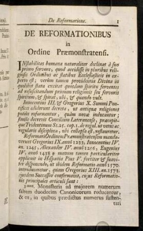 I-XVI, Articuli Reformationis.