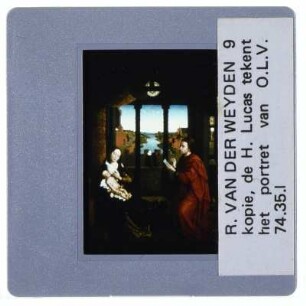 van der Weyden, Lukas malt die Madonna (Kopie)