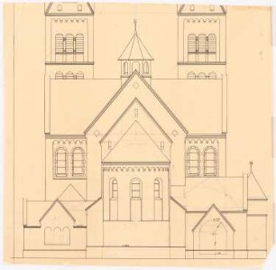 Dekanatskirche, Clerf (Clervaux): Choransicht (Fragment)