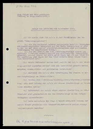 Briefe an Hans-Jürgen von Bülow