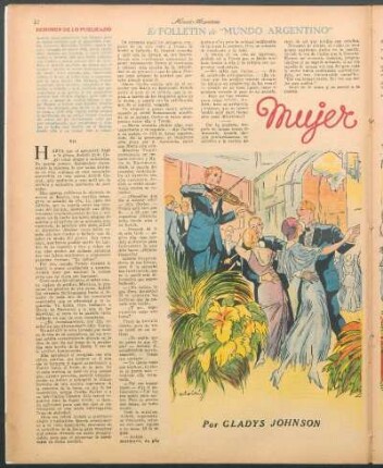 Mujer sin miedo : El folletín de "Mundo Argentino"
