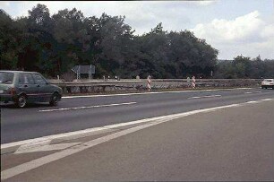 Einfahrt Nord zu Hauptfahrbahn Nord (Nürnberg Richtung Frankfurt)