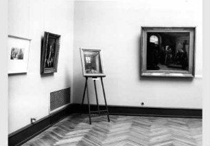 Blick in die Ausstellung "Der Künstler und seine Werkstatt - das Atelierbild von der Goethezeit bis zur Gegenwart" vom 24. März 1976 - 16. Mai 1976 in der Nationalgalerie