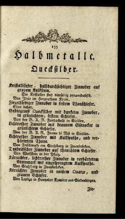 Quecksilber.