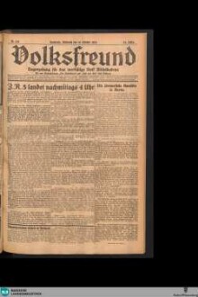 Der Volksfreund : Tageszeitung für das werktätige Volk Mittelbadens