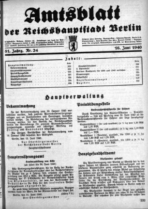 1940,24: Nr. 24, 16. Juni 1940