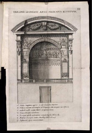 [Abb.] III Orthographia Apsidis Primariae Et Sinistrae.