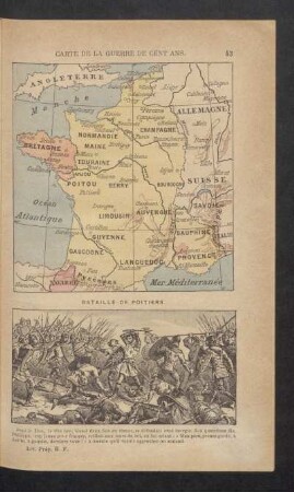 Carte de la guerre de Cent Ans