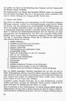 2. Prognose nach Schiedt