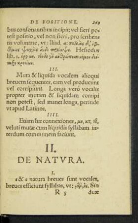 II. De Natura.