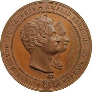 Prinz Johann und Amalie Auguste - Silberne Hochzeit