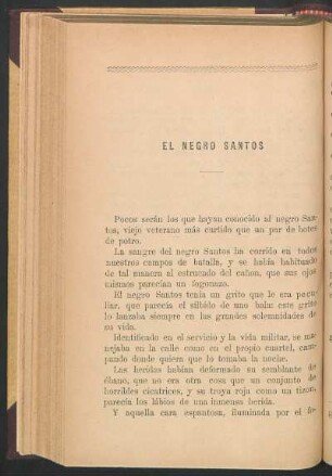 El negro Santos
