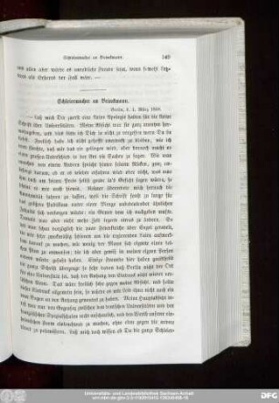 Schleiermacher an Brinckmann. Berlin, d. 1. März 1808.
