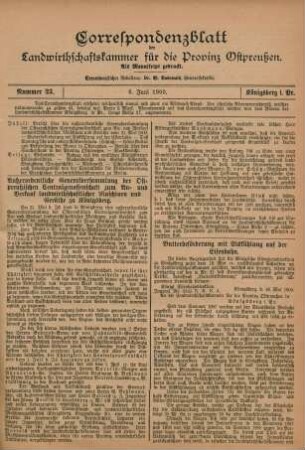 Nummer 23. 6. Juni 1900.