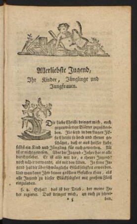 Allerliebste Jugend, Ihr Kinder, Jünglinge und Jungfrauen