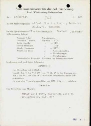 Metzler, Alfred