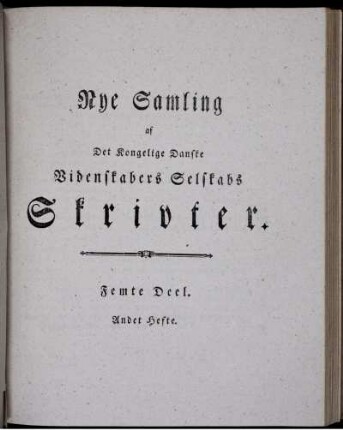 Andet Hefte