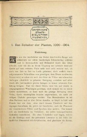 Geschichte der polnischen Litteratur