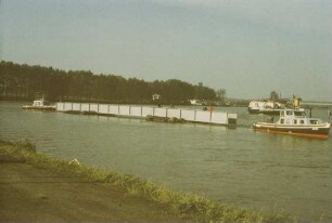 Bau neues Sicherheitstor VII Havelse/Mittellandkanal