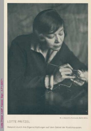 Porträt von Lotte Pritzel