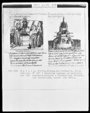 Speculum humanae salvationis — ---, Folio 19versoBuchseite