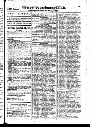 412.Ausgabe. Montag, 22. März 1915