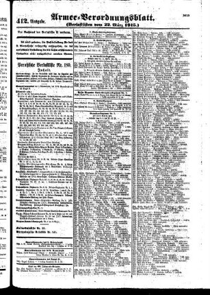 412.Ausgabe. Montag, 22. März 1915