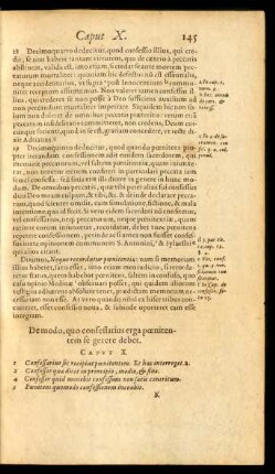 De modo, quo confessarius erga poenitentem se gerere debet. Caput X.