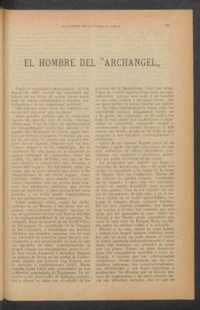 El hombre del "Archangel"
