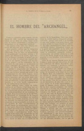 El hombre del "Archangel"