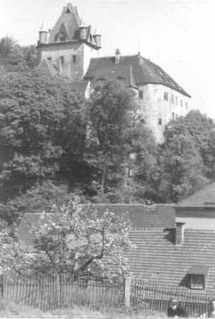 Liebstadt. Schloß Kuckuckstein (Wiederaufbau 15. Jh., Umbau 1796-1802). Ansicht von Südwest
