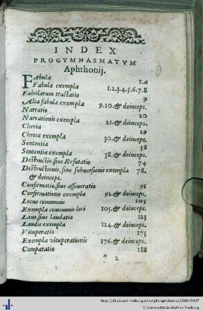 Index Progymnasmatum Apthonii