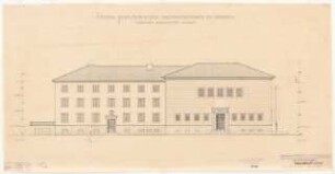 Jugoslawische Gesandtschaft, Berlin-Tiergarten: Ansicht Rauchstraße 1:100
