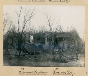 Foto der "Pumpstation Transloy" nördlich von La Bassée